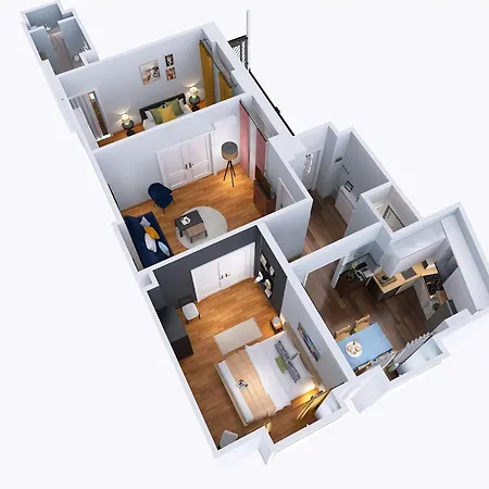 Daire Ollio Quiet Center *